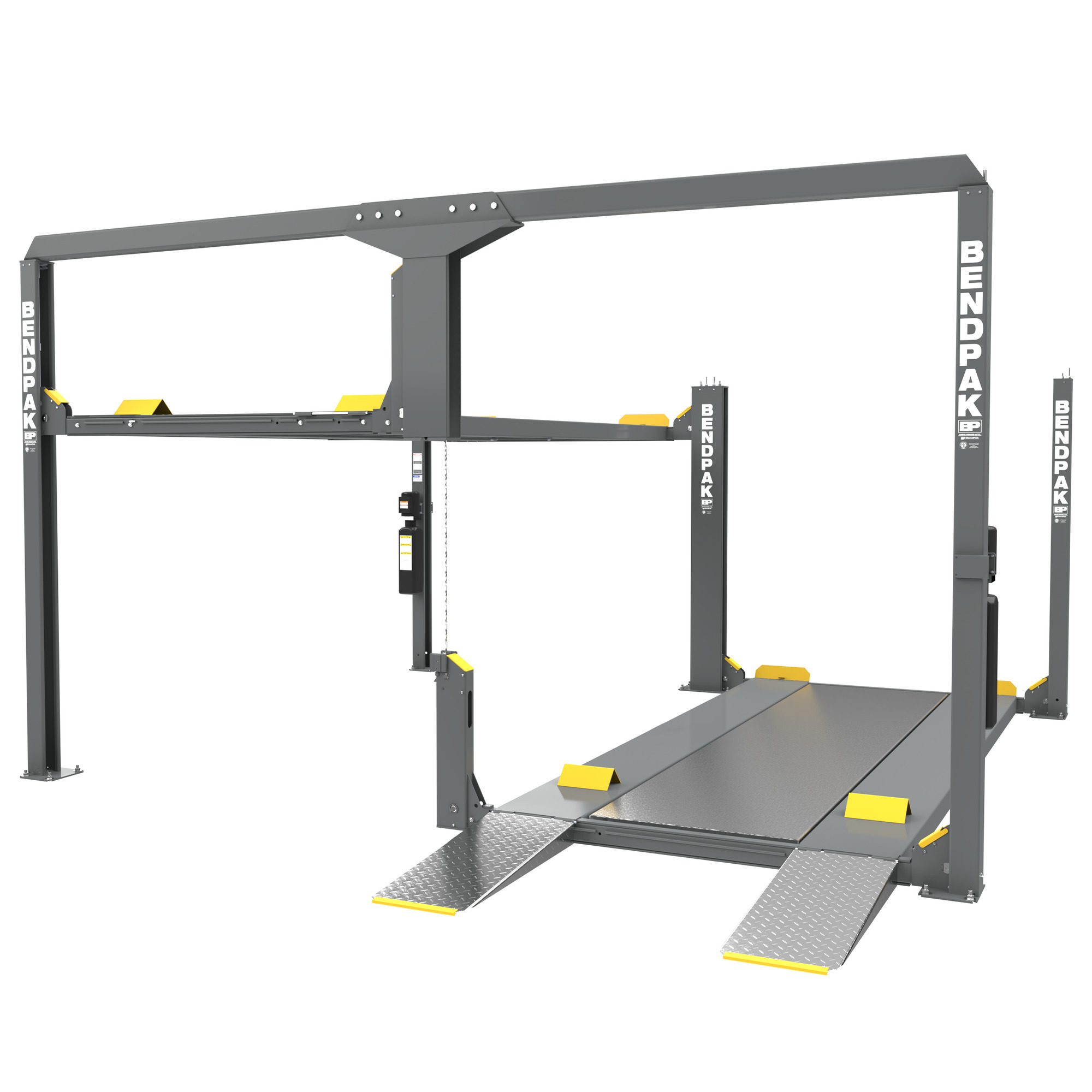 BendPak, 12K Cap. Parking Lift Tandem Independent Platforms, Capacity 12000 lb, Max. Rise 7 ft, Horsepower 3 HP, Model# PL-12000DP